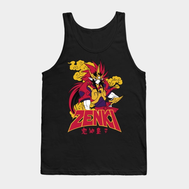 Demon God Child Zenki Tank Top by paisdelasmaquinas